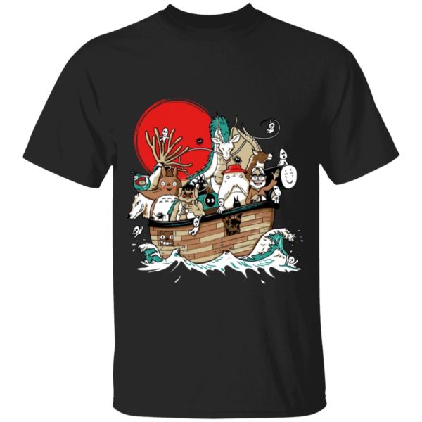 Totoro Japanese Restaurant - Studio Ghibli Boat T Shirt for Kid-Totoro Japanese Restaurant