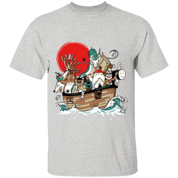 Totoro Japanese Restaurant - Studio Ghibli Boat T Shirt for Kid-Totoro Japanese Restaurant