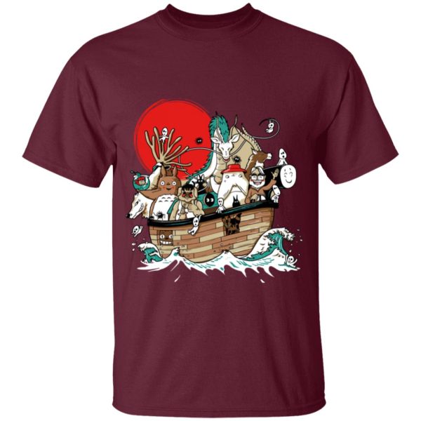 Totoro Japanese Restaurant - Studio Ghibli Boat T Shirt for Kid-Totoro Japanese Restaurant