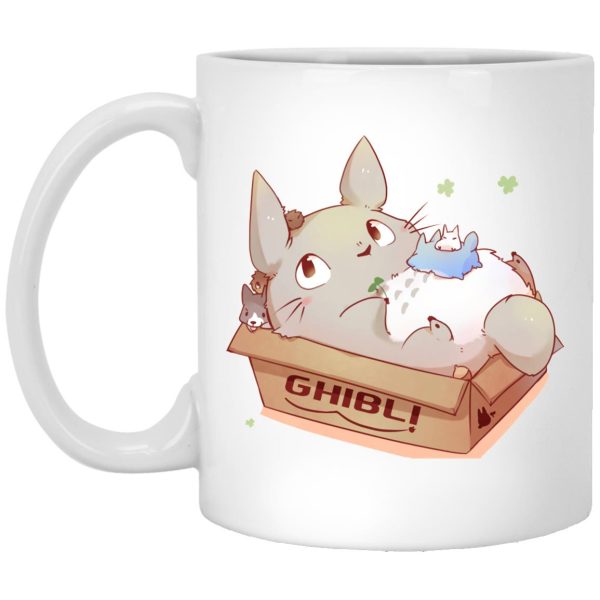 Casa Mas Grande De Totoral - Cute Totoro in the Box Mug-Casa Mas Grande De Totoral, House Decor, Mug, My Neighbor Totoro