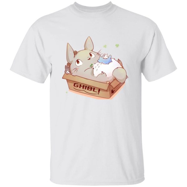 Watch Totoro - Cute Totoro in the Box T Shirt-Apparel, My Neighbor Totoro, Tshirt, Watch Totoro