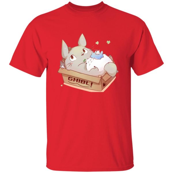 Watch Totoro - Cute Totoro in the Box T Shirt-Apparel, My Neighbor Totoro, Tshirt, Watch Totoro