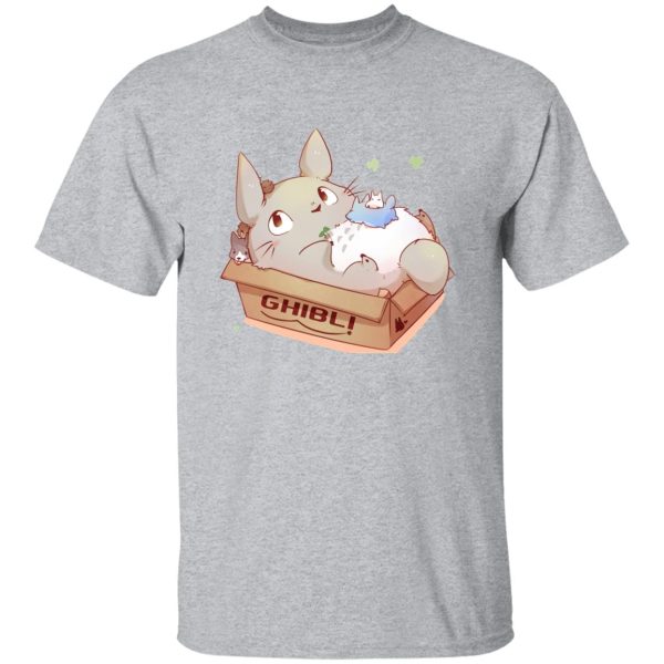 Watch Totoro - Cute Totoro in the Box T Shirt-Apparel, My Neighbor Totoro, Tshirt, Watch Totoro