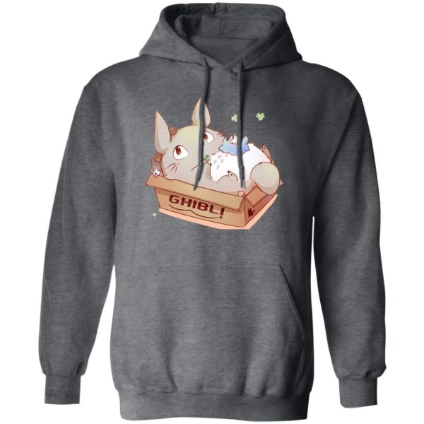 Is Totoro Forest Japan Safe - Cute Totoro in the Box Hoodie-Apparel, Hoodie, Is Totoro Forest Japan Safe, My Neighbor Totoro