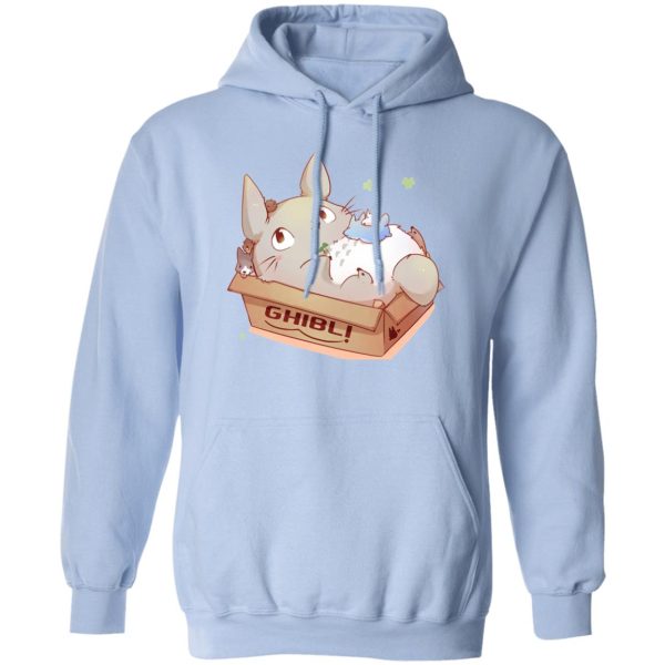 Is Totoro Forest Japan Safe - Cute Totoro in the Box Hoodie-Apparel, Hoodie, Is Totoro Forest Japan Safe, My Neighbor Totoro