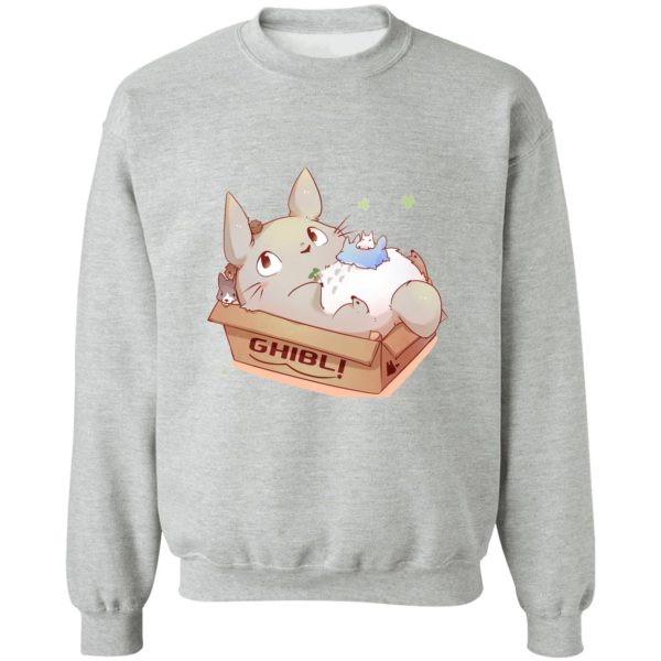 What Animal Is Totoro - Cute Totoro in the Box Sweatshirt-Apparel, My Neighbor Totoro, Sweatshirt, What Animal Is Totoro