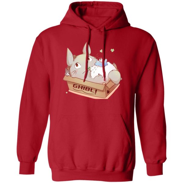 Is Totoro Forest Japan Safe - Cute Totoro in the Box Hoodie-Apparel, Hoodie, Is Totoro Forest Japan Safe, My Neighbor Totoro