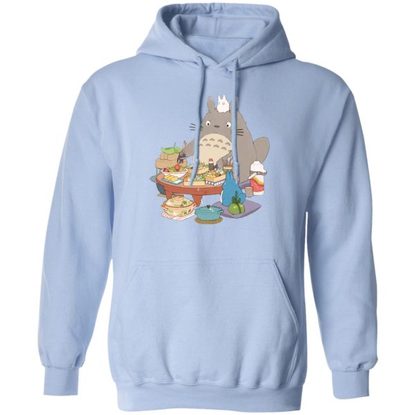 Studio Ghibli Totoro Movie - Totoro Family Lunching Hoodie-Apparel, Hoodie, My Neighbor Totoro, Studio Ghibli Totoro Movie