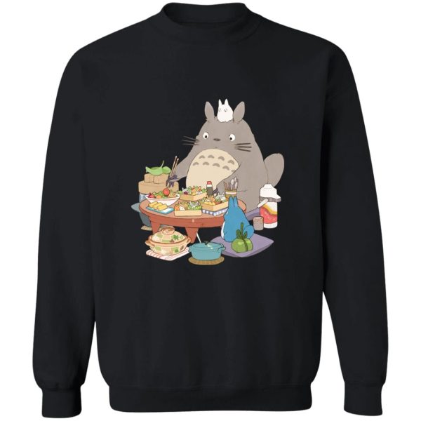 My Neighbor Totoro Satsuki - Totoro Family Lunching Sweatshirt-Apparel, My Neighbor Totoro, My Neighbor Totoro Satsuki, Sweatshirt