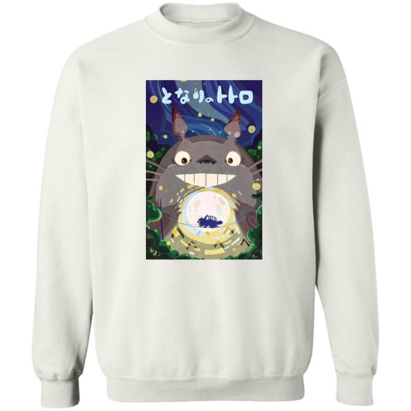 Hayao Miyazaki Totoro - Totoro Holding the Catbus Sweatshirt-Apparel, Hayao Miyazaki Totoro, My Neighbor Totoro, Sweatshirt