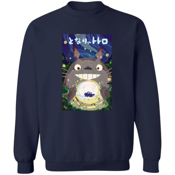 Hayao Miyazaki Totoro - Totoro Holding the Catbus Sweatshirt-Apparel, Hayao Miyazaki Totoro, My Neighbor Totoro, Sweatshirt