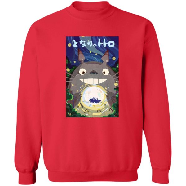 Hayao Miyazaki Totoro - Totoro Holding the Catbus Sweatshirt-Apparel, Hayao Miyazaki Totoro, My Neighbor Totoro, Sweatshirt