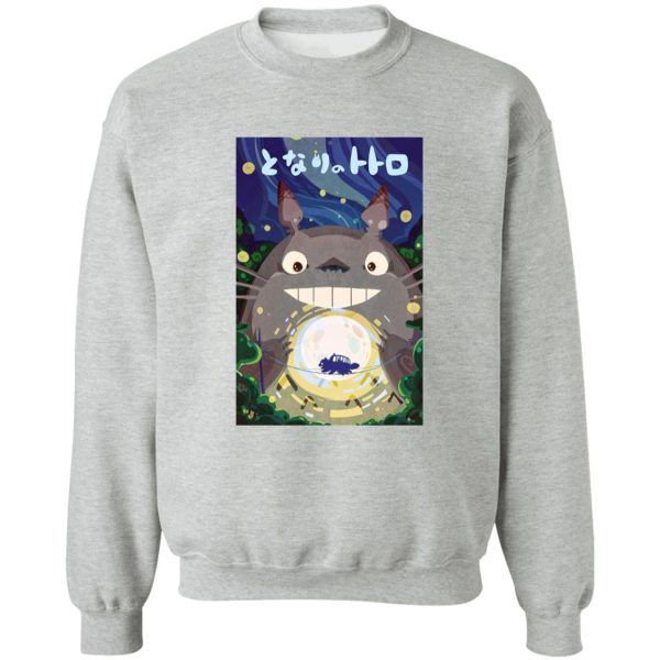 Hayao Miyazaki Totoro - Totoro Holding the Catbus Sweatshirt-Apparel, Hayao Miyazaki Totoro, My Neighbor Totoro, Sweatshirt