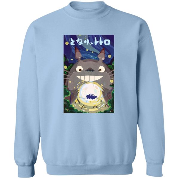 Hayao Miyazaki Totoro - Totoro Holding the Catbus Sweatshirt-Apparel, Hayao Miyazaki Totoro, My Neighbor Totoro, Sweatshirt