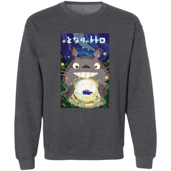 Hayao Miyazaki Totoro - Totoro Holding the Catbus Sweatshirt-Apparel, Hayao Miyazaki Totoro, My Neighbor Totoro, Sweatshirt