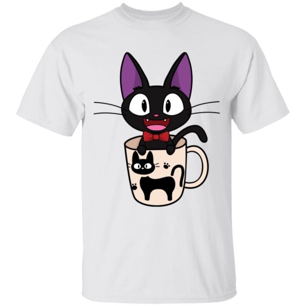 Kiki's Delivery Service Costume - Jiji in the Cat Cup T Shirt for Kid-Kiki's Delivery Service Costume