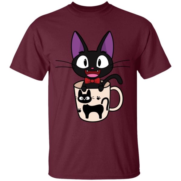 Kiki's Delivery Service Costume - Jiji in the Cat Cup T Shirt for Kid-Kiki's Delivery Service Costume