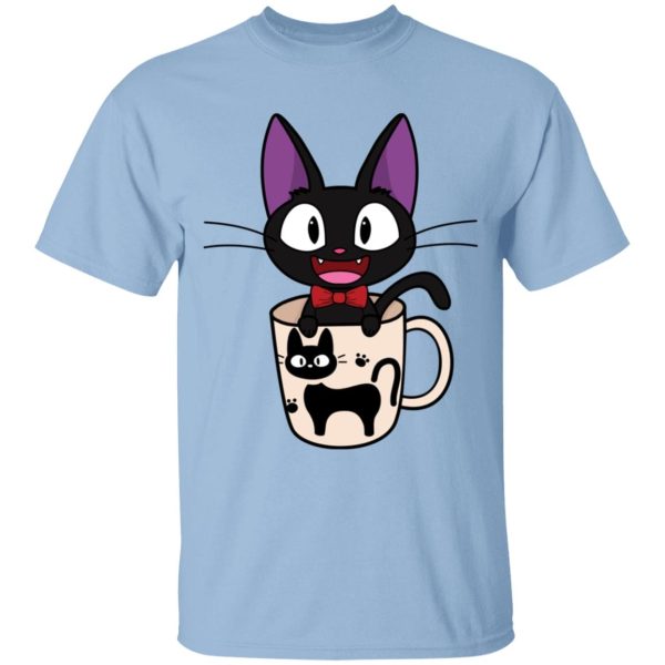 Kiki's Delivery Service Costume - Jiji in the Cat Cup T Shirt for Kid-Kiki's Delivery Service Costume