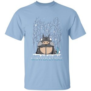 Totoro Stuffed Animal - Totoro Game of Throne Winter is Here T Shirt for Kid-Totoro Stuffed Animal