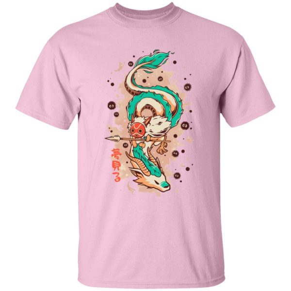 Spirited Away 2 - Princess Mononoke on the Dragon T Shirt for Kid-Spirited Away 2