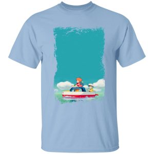 Ponyo And Sosuke - Ponyo and Sosuke on Boat T Shirt for Kid-Ponyo And Sosuke