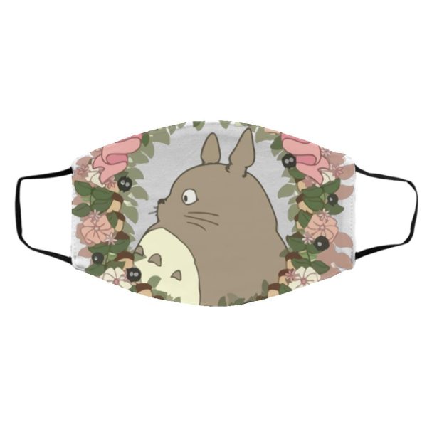 My Neighbor Totoro Wallpaper - My Neighbor Totoro In The Wearth Face Mask-Accessories, Face Mask, Ghibli, My Neighbor Totoro Wallpaper