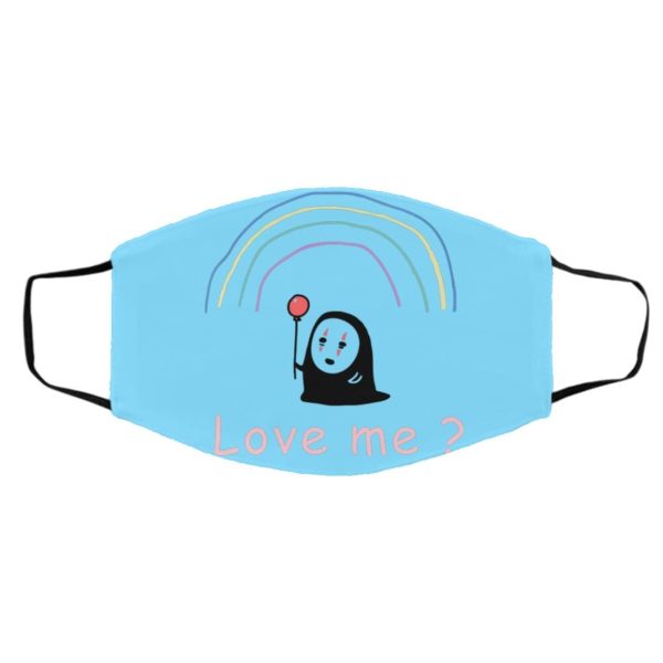 Spirited Away Food - Spirited Away – No Face, Love Me? Face Mask-Accessories, Face Mask, kaonashi, no face, Spirited Away Food