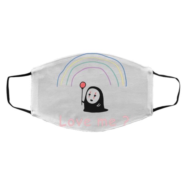 Spirited Away Food - Spirited Away – No Face, Love Me? Face Mask-Accessories, Face Mask, kaonashi, no face, Spirited Away Food