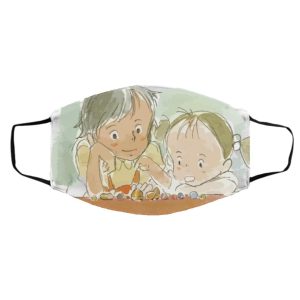 Casa Mas Grande De Totoral - My Neighbor Totoro – Mei & Satsuki Face Mask-Accessories, Casa Mas Grande De Totoral, Face Mask, Ghibli