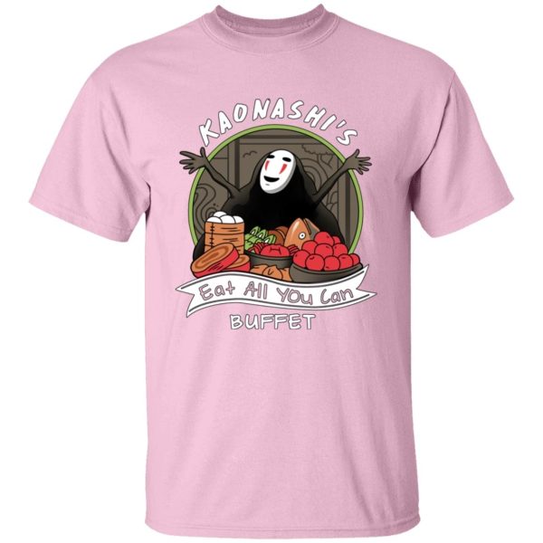 Boh Spirited Away - Spirited Away – No Face Kaonashi Buffet T Shirt-Apparel, Boh Spirited Away, kaonashi, no face, Spirited Away, Tshirt