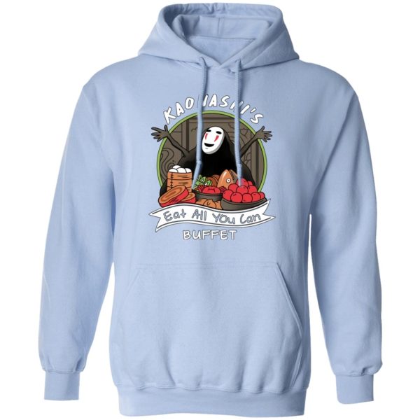 Haku Spirited Away Dragon - Spirited Away – No Face Kaonashi Buffet Hoodie-Apparel, Haku Spirited Away Dragon, Hoodie, kaonashi, no face, Spirited Away