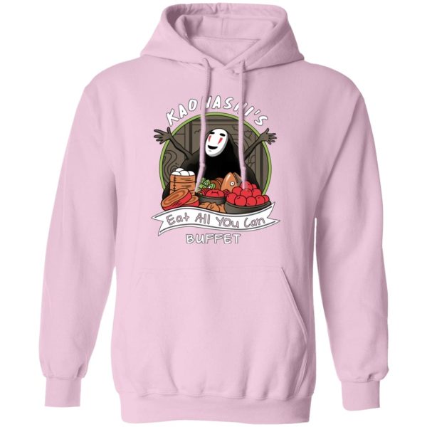 Haku Spirited Away Dragon - Spirited Away – No Face Kaonashi Buffet Hoodie-Apparel, Haku Spirited Away Dragon, Hoodie, kaonashi, no face, Spirited Away