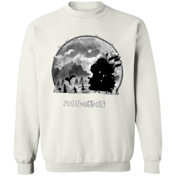 Howl's Moving Castle Tattoo - Howl’s Moving Castle – Walking in the Night Sweatshirt-Apparel, Howl's Moving Castle, Howl's Moving Castle Tattoo, Sweatshirt