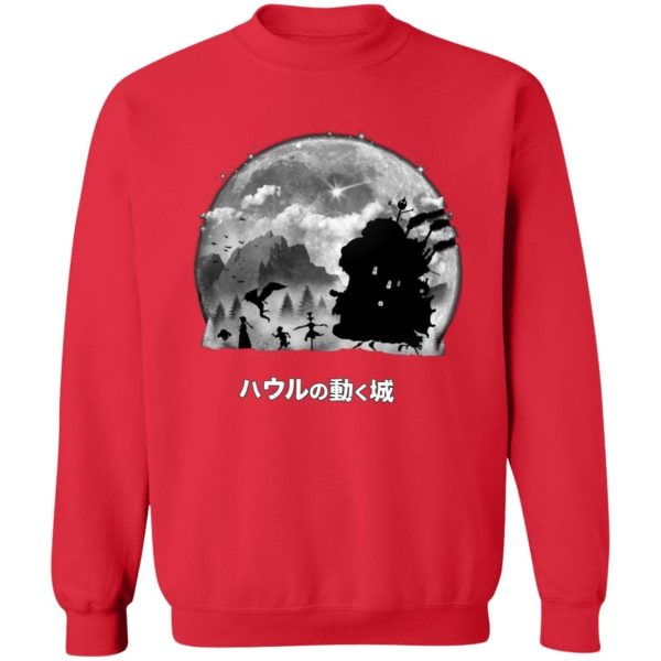 Howl's Moving Castle Tattoo - Howl’s Moving Castle – Walking in the Night Sweatshirt-Apparel, Howl's Moving Castle, Howl's Moving Castle Tattoo, Sweatshirt