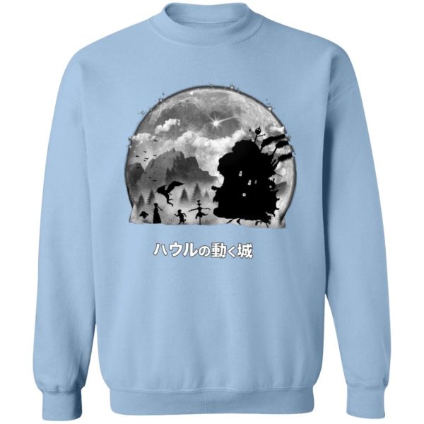 Howl's Moving Castle Tattoo - Howl’s Moving Castle – Walking in the Night Sweatshirt-Apparel, Howl's Moving Castle, Howl's Moving Castle Tattoo, Sweatshirt