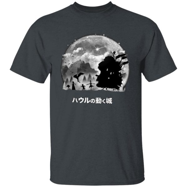 Studio Ghibli Howl's Moving Castle - Howl’s Moving Castle – Walking in the Night T Shirt-Apparel, Howl's Moving Castle, Studio Ghibli Howl's Moving Castle, Tshirt