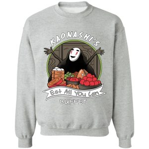 Spirited Away Hayao - Spirited Away – No Face Kaonashi Buffet Sweatshirt-Apparel, kaonashi, no face, Spirited Away, Spirited Away Hayao, Sweatshirt