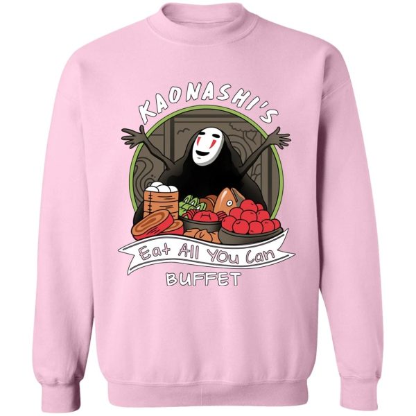 Spirited Away Hayao - Spirited Away – No Face Kaonashi Buffet Sweatshirt-Apparel, kaonashi, no face, Spirited Away, Spirited Away Hayao, Sweatshirt