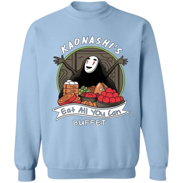 Spirited Away Hayao - Spirited Away – No Face Kaonashi Buffet Sweatshirt-Apparel, kaonashi, no face, Spirited Away, Spirited Away Hayao, Sweatshirt