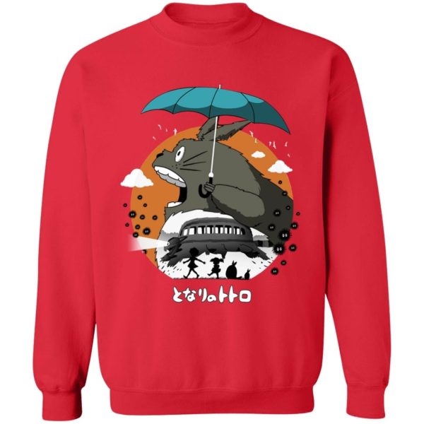 Hayao Miyazaki Totoro - Totoro’s Journey Sweatshirt-Apparel, Hayao Miyazaki Totoro, My Neighbor Totoro, Sweatshirt