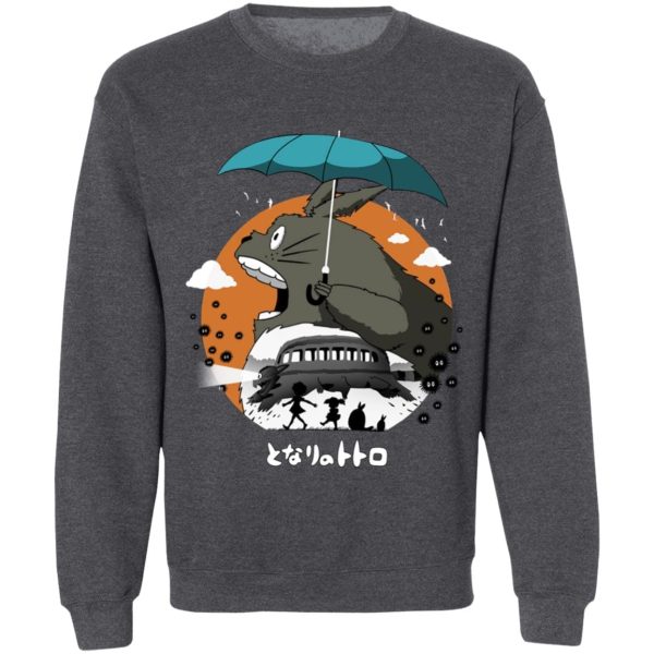 Hayao Miyazaki Totoro - Totoro’s Journey Sweatshirt-Apparel, Hayao Miyazaki Totoro, My Neighbor Totoro, Sweatshirt