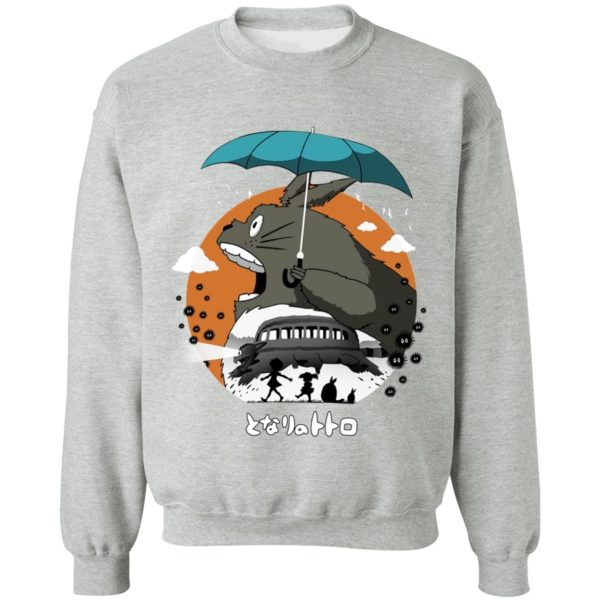 Hayao Miyazaki Totoro - Totoro’s Journey Sweatshirt-Apparel, Hayao Miyazaki Totoro, My Neighbor Totoro, Sweatshirt