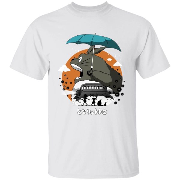 Studio Ghibli My Neighbor Totoro - Totoro’s Journey T Shirt-Apparel, My Neighbor Totoro, Studio Ghibli My Neighbor Totoro, Tshirt