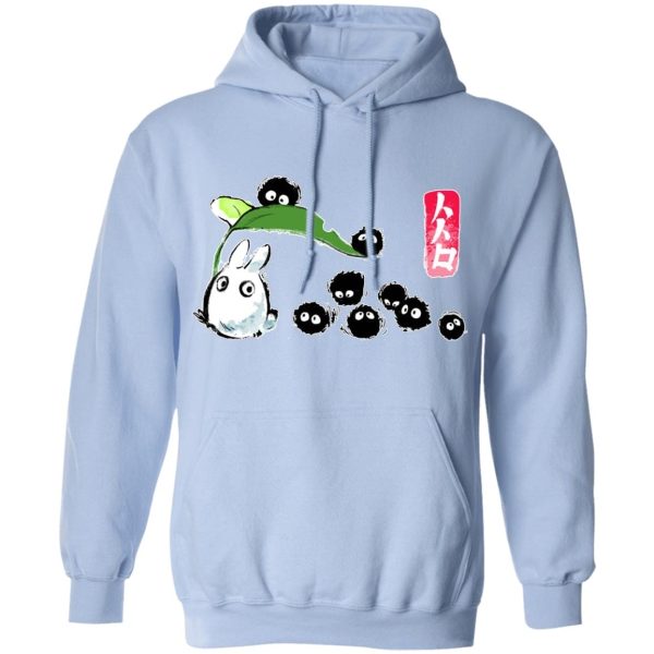 My Neighbor Totoro Wallpaper - Mini Totoro and the Soot Balls Hoodie-Apparel, Hoodie, My Neighbor Totoro, My Neighbor Totoro Wallpaper