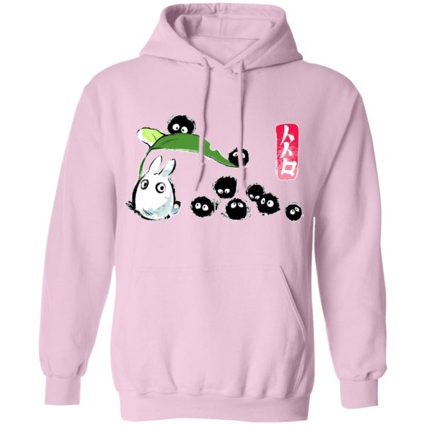 My Neighbor Totoro Wallpaper - Mini Totoro and the Soot Balls Hoodie-Apparel, Hoodie, My Neighbor Totoro, My Neighbor Totoro Wallpaper