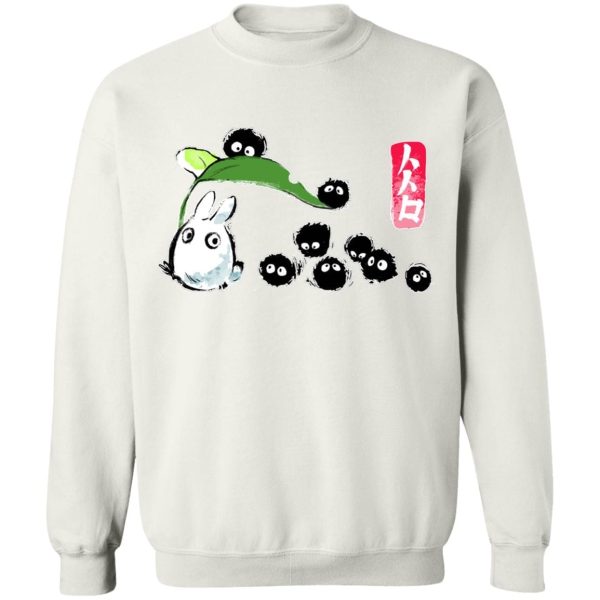 Mi Vecino Totoro - Mini Totoro and the Soot Balls Sweatshirt-Apparel, Mi Vecino Totoro, My Neighbor Totoro, Sweatshirt