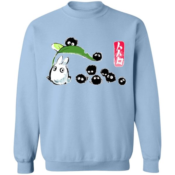 Mi Vecino Totoro - Mini Totoro and the Soot Balls Sweatshirt-Apparel, Mi Vecino Totoro, My Neighbor Totoro, Sweatshirt