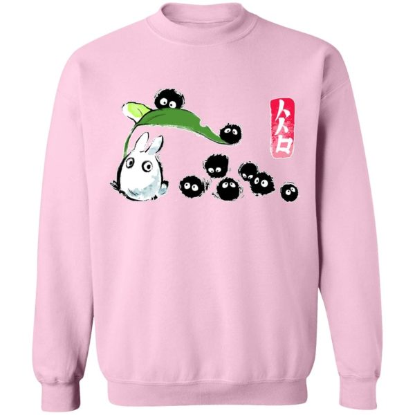 Mi Vecino Totoro - Mini Totoro and the Soot Balls Sweatshirt-Apparel, Mi Vecino Totoro, My Neighbor Totoro, Sweatshirt