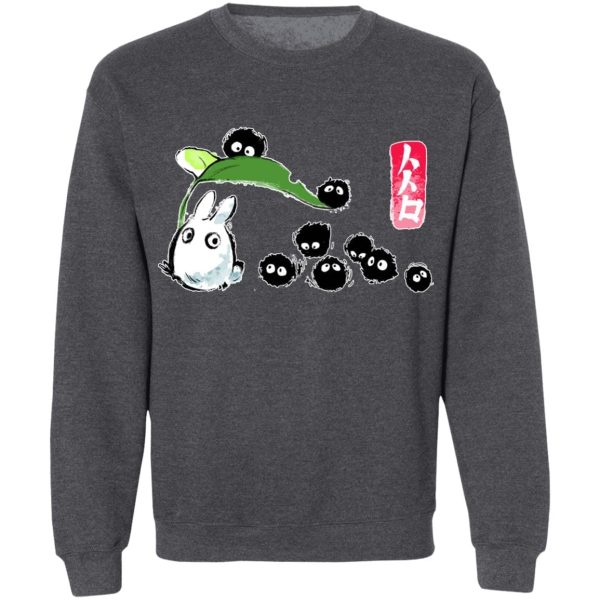 Mi Vecino Totoro - Mini Totoro and the Soot Balls Sweatshirt-Apparel, Mi Vecino Totoro, My Neighbor Totoro, Sweatshirt