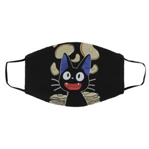 Kiki's Delivery Service Cat Name - Kiki’s Delivery Service – Jiji & Pancake Face Mask-Accessories, Face Mask, Kiki's Delivery Service, Kiki's Delivery Service Cat Name